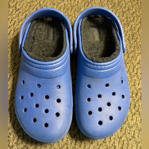 CROCS Classic Lined Clogs Royal Blue Junior 5/ Women’s 7